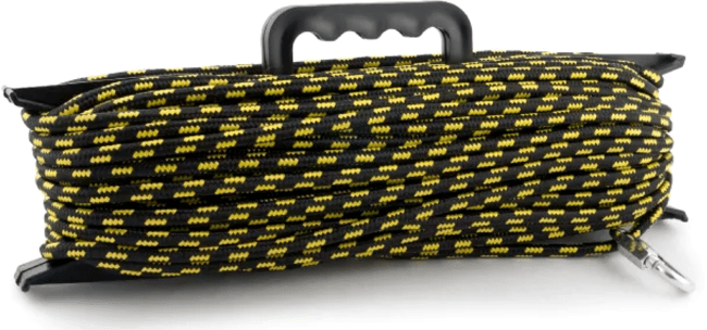 Якорная намотка на мотовиле Ø10мм 30м разрывная нагрузка 900кг с карабином Якорная намотка на мотовиле Ø10мм 30м разрывная нагрузка 900кг с карабином