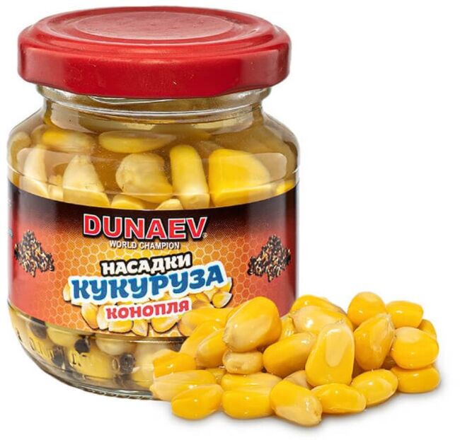 Насадка стеклобанка DUNAEV Кукуруза Конопля 100мл
