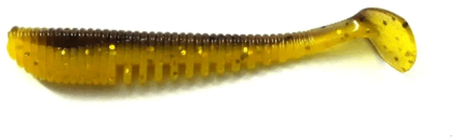 Виброхвост DIAMOND Awaruna 4.0" 5шт/уп PAL#11: Yellow/Brown