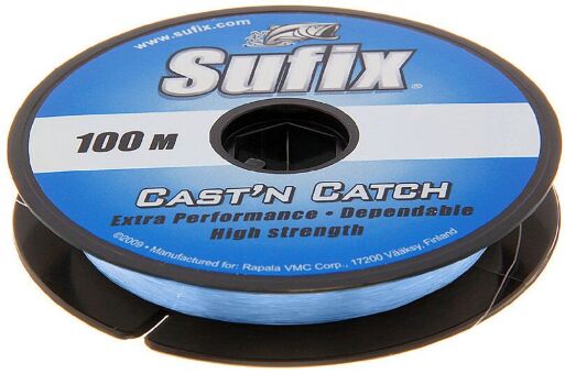 Леска монофил SUFIX Cast'n Catch синяя 100м 0.30мм 5.4кг Леска монофил SUFIX Cast'n Catch синяя 100м 0.30мм 5.4кг
