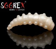 Силиконовая приманка SOOREX PRO Major 36мм 1.1гр Сыр #401 Жемчуг/Pearl 6шт/уп