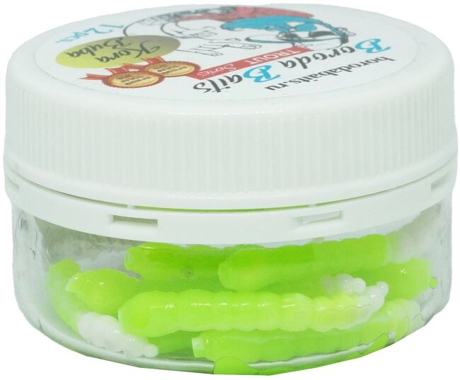 Силикон приманка BORODA BAITS Kora Buba DC SS 35мм 0.7гр Шартрез/Белый Сыр 12шт/уп Силикон приманка BORODA BAITS Kora Buba DC SS 35мм 0.7гр Шартрез/Белый Сыр 12шт/уп