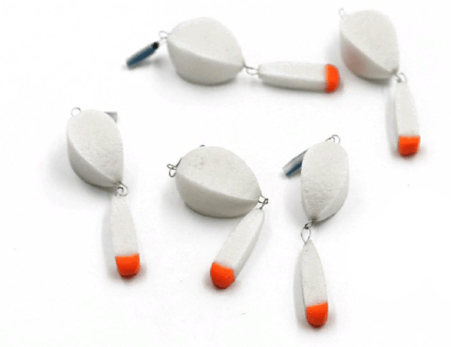 Поплавок зимний РОМБ №3 двойной точеный 45х14мм 1.9-2.0гр цвет в ассорт