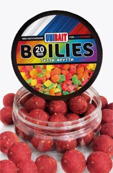 Бойлы Unibait вареные 20мм Тутти-фрутти
