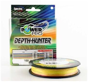 Плетёный шнур POWER PRO Depth Hunter 100м 0.10мм 5кг multicolor