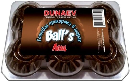 Прикормка DUNAEV Ball`s 0.75кг Лещ Прикормка DUNAEV Ball`s 0.75кг Лещ