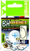 Офсетный крючок HITFISH  BH Offset № 10 (7шт/уп) Офсетный крючок HITFISH  BH Offset № 10 (7шт/уп)