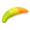 Силиконовая приманка COOL PLACE Maggot 1.6" Сыр #chartreuse/ yellow/orange 10шт/уп