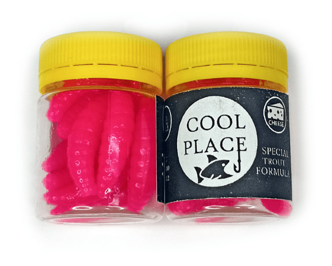 Силиконовая приманка COOL PLACE Maggot 1.3" Сыр #Розовый 12шт/уп
