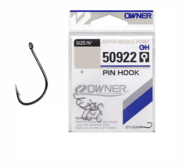 Крючок OWNER 50922-06 Pin Hook колечко черн.хром кован 8шт/уп Крючок OWNER 50922-06 Pin Hook колечко черн.хром кован 8шт/уп