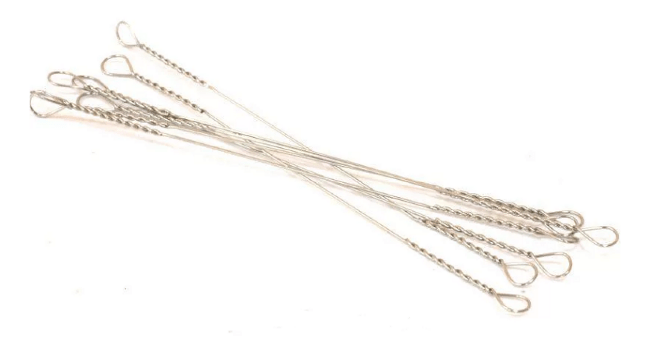 Поводок КОНТАКТ Струна без вертлюга STR 6.5кг 12см Ø0.3мм 13шт/уп