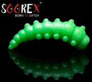 Силиконовая приманка SOOREX PRO Major 42мм 1.9гр Сыр #402 Лайм/Lime 6шт/уп