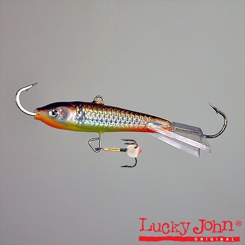 Балансир Lucky John CLASSIC 5 с тройником 50мм/01H блистер 81501-01H