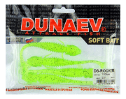 Приманка DS-ROCKER 100мм 4шт/уп, цвет (351) шартрез, блестки черные