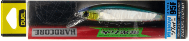 Воблер DUEL Hardcore Minnow Flat 95F 95мм 10.5гр 0.0-0.5м F1126-HSH