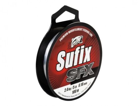 Леска монофил SUFIX SFX прозрачная 100м 0.25 мм 3.3кг Леска монофил SUFIX SFX прозрачная 100м 0.25 мм 3.3кг