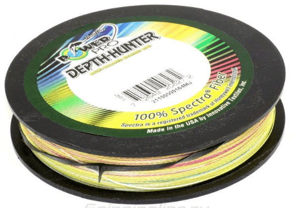 Плетёный шнур POWER PRO Depth Hunter 150м 0.28мм 20кг multicolor