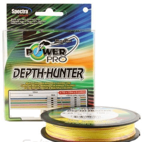 Плетёный шнур POWER PRO Depth Hunter 150м 0.28мм 20кг multicolor