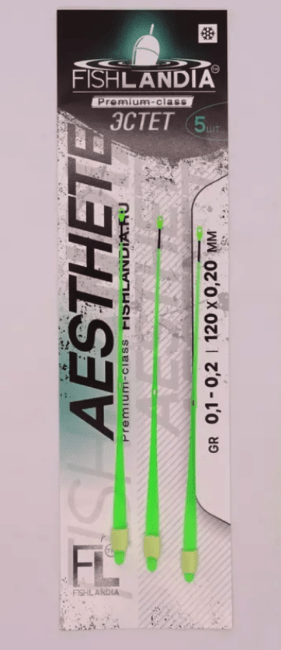 Сторожок лавсан FISHLANDIA ЭСТЕТ Лайм 120 мм 0.1 - 0.2 гр Сторожок лавсан FISHLANDIA ЭСТЕТ Лайм 120 мм 0.1 - 0.2 гр