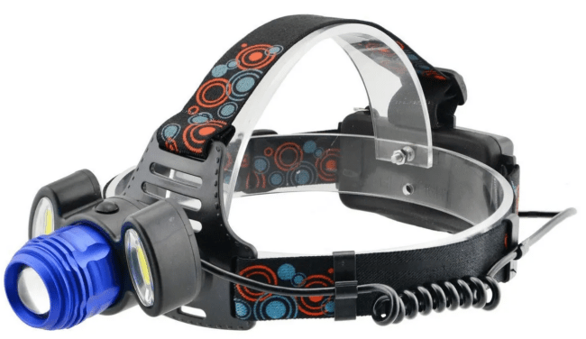 Фонарь налобный YYC-860A-T6+COB, 2.аккум.,USB-кабель для зарядки Фонарь налобный YYC-860A-T6+COB, 2.аккум.,USB-кабель для зарядки