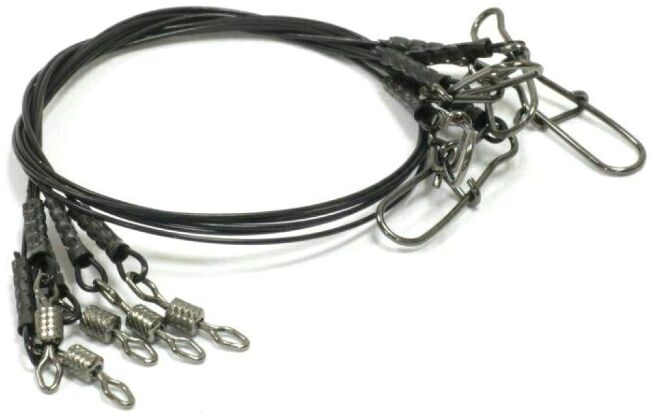 Поводок КОНТАКТ 1х7 9.5кг 25см 5шт/уп