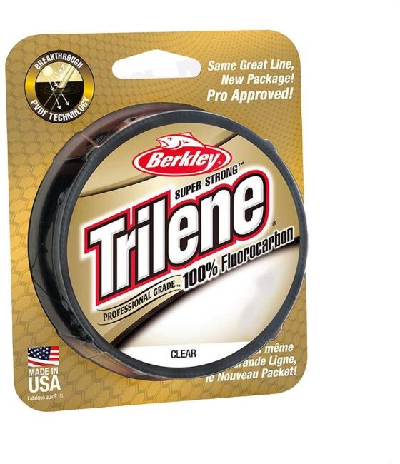 Флюорокарбон BERKLEY Trilene 100% Fluorocarbon Clear 25м 0.30мм (0.2997мм) 7.17кг Флюорокарбон BERKLEY Trilene 100% Fluorocarbon Clear 25м 0.30мм (0.2997мм) 7.17кг