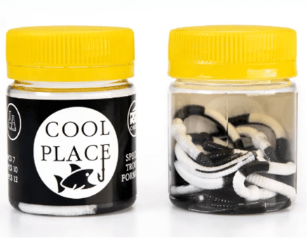 Силиконовая приманка COOL PLACE Доширак 100мм Сыр #black/white 12шт/уп Силиконовая приманка COOL PLACE Доширак 100мм Сыр #black/white 12шт/уп