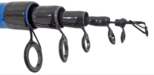 Удилище с кольцами ВОЛЖАНКА Универсал 4.5м (6 секций) тест до 40гр (IM7) 012-0003