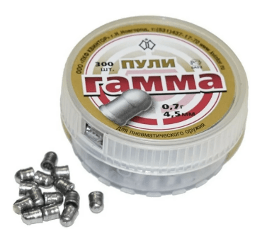 Пули KVINTOR Гамма №1 калибр:4.5мм длина:6.0мм вес:0.7гр 300шт/уп Пули KVINTOR Гамма №1 калибр:4.5мм длина:6.0мм вес:0.7гр 300шт/уп