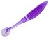 Приманка DS-WIBRA 100мм 4шт/уп, цвет (610) фиолетовый, блестки серебрянные