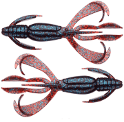 Силиконовая приманка KEITECH Crazy Flapper 2.8" EA#03 Grape 7.0см 8шт/уп