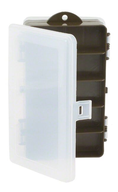 Коробочка ТРИ КИТА ТК-23 рыб-ая 2-х стор 5+4отд 154*97*46мм