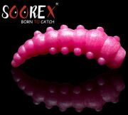 Силиконовая приманка SOOREX PRO Major 42мм 1.9гр Сыр #404 Барби/Barbie 6шт/уп