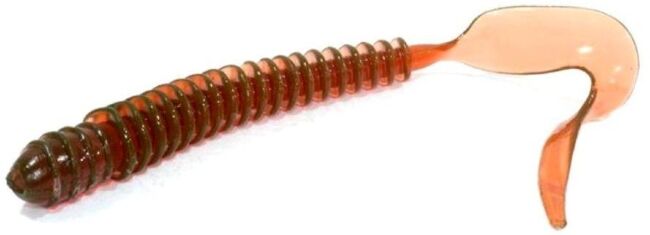 Твистер ALLVEGA Monster Worm 10см 3.3гр 6шт/уп #017 motor oil