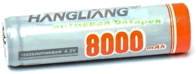 Аккумулятор HANGLIANG Li-Ion 18650 4.2V 8000mAh