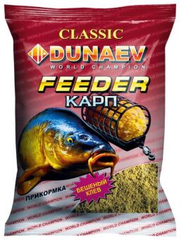 Прикормка DUNAEV Классика 0.9кг Фидер Карп Прикормка DUNAEV Классика 0.9кг Фидер Карп