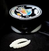 Силиконовая приманка FORTUNE FISH Личинка1 #12 (белый) 8шт/уп