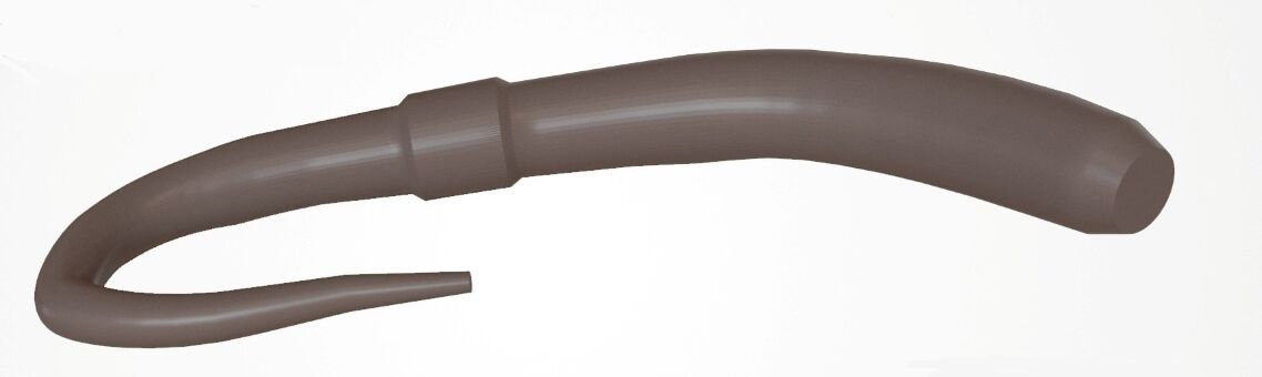 Силиконовая приманка FRESH LURES FlipWorm 3.1”/77мм Сыр #110 10шт/уп