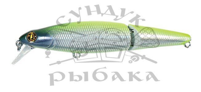 Воблер PONTOON21 Pacer 90JF-SR 90мм 10.5гр 0,6-1,2м 702 Alumina Fresh Green SH