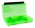 Коробка ТРИ КИТА  для приманок КДП-2 зеленая 230*115*35мм