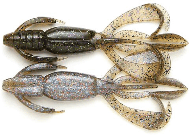 Силиконовая приманка KEITECH Crazy Flapper 4.4" #409 Electric Candy 11.2см 6шт/уп