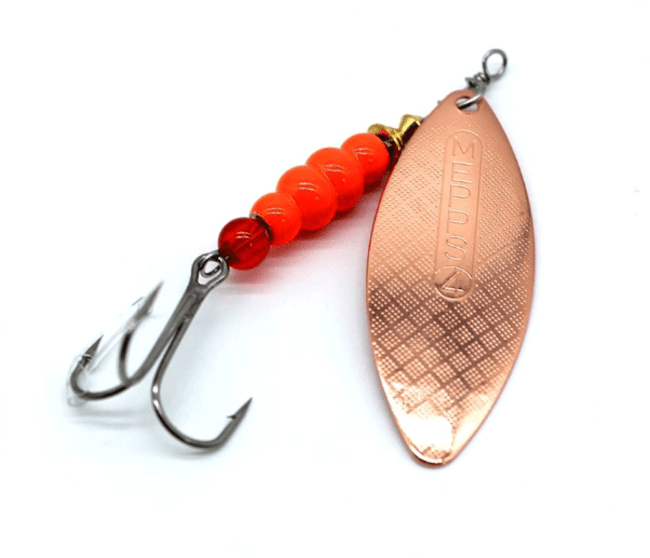 Блесна вращающаяся KUMIYANG реплика MEPPS Aglia Long CU (медь) №4