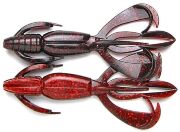 Силиконовая приманка KEITECH Crazy Flapper 3.6" #411 Black Cherry 9.0см 6.75гр 7шт/уп