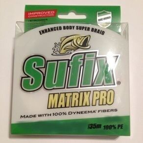 Плетёный шнур SUFIX Matrix Pro Mid.Green 135м 0.50мм 45.5 кг Плетёный шнур SUFIX Matrix Pro Mid.Green 135м 0.50мм 45.5 кг