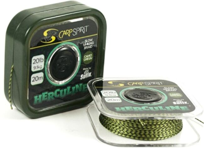 Поводковый материал CARP SPIRIT Herculine Braid 20м 20LB/9.1кг Camo Green