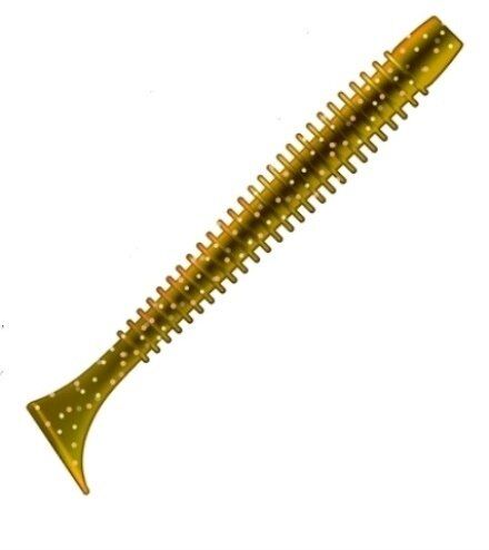 Виброхвост ZUB Swing 99мм цвет 911 машинное масло с блестками 4шт/уп