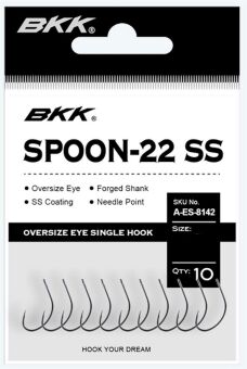 Крючок BKK Spoon-22 SS #4 черный 10шт/уп Крючок BKK Spoon-22 SS #4 черный 10шт/уп
