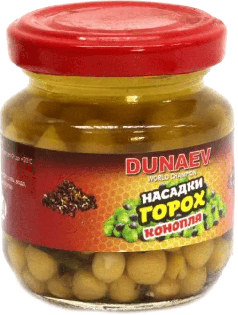Насадка стеклобанка DUNAEV Горох 100мл Конопля