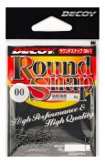 Застежка DECOY Round Snap SN-1 №00 18lb/8.16кг черный 13шт/уп (810408)