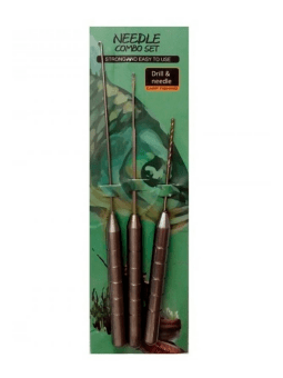 Набор инструментов для бойлов Needle Combo Set сверло, игла, протяжка (металл) Набор инструментов для бойлов Needle Combo Set сверло, игла, протяжка (металл)